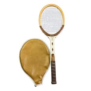Vintage Wilson Jack Kramer Pro Staff Tennis Racket Unisex 4 1/4 White Wood USA